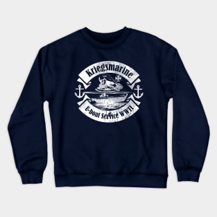 WW2 Kriegsmarine U-boat Service (distressed) Crewneck Sweatshirt